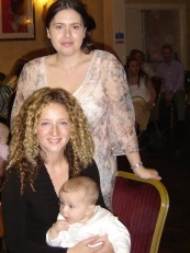 Mum, god parent & baby Jack
